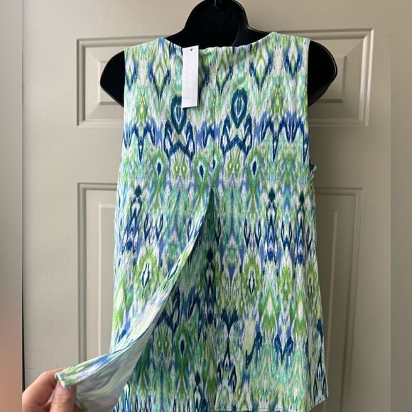 Chicos Ikat Print Popover Maxi Dress Size 0 - Picture 2 of 11